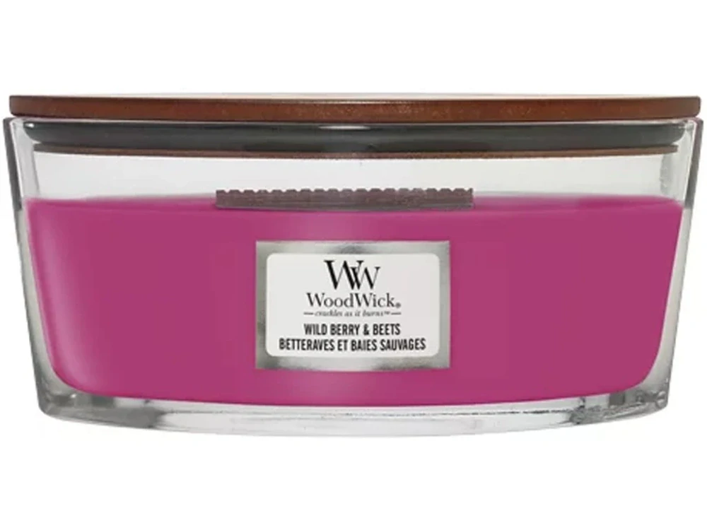 WoodWick svíčka loď Wild Berry & Beets (Lesní ovoce a řepa) 453 g