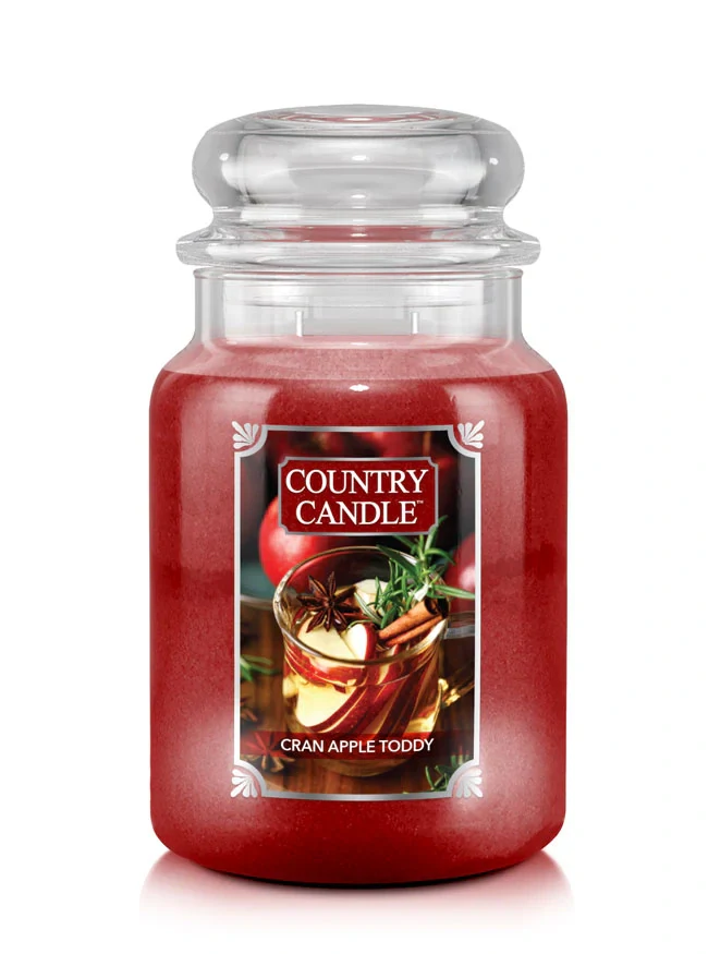 Country Candle vonná svíčka Cran Apple Toddy 737 g