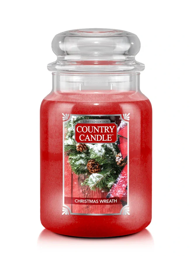 Country Candle vonná svíčka Christmas Wreath 737 g