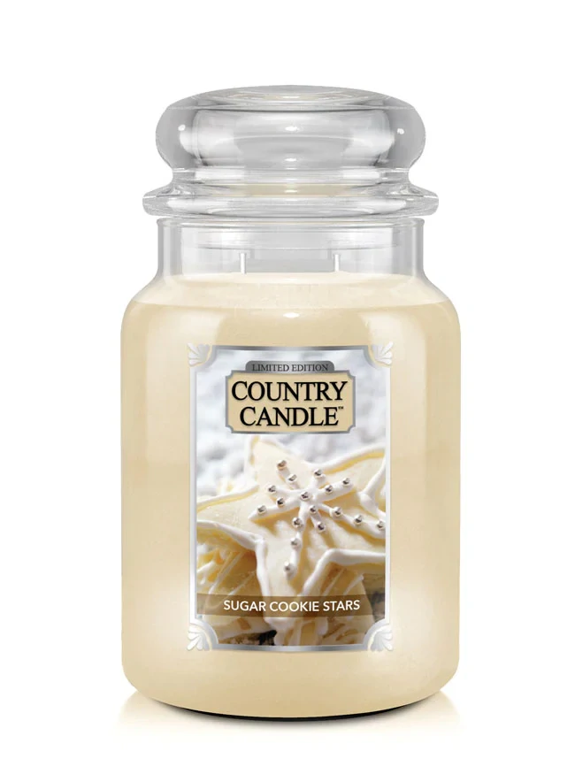 Country Candle vonná svíčka Sugar Cookie Star 737 g