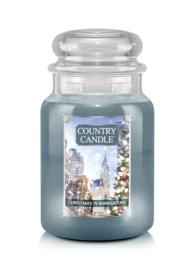 Country Candle vonná svíčka Christmas in Manhattan 737 g