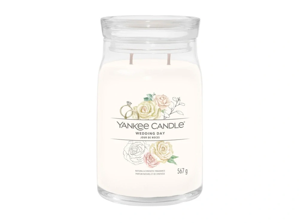 Yankee candle, vonná svíčka Signature Wedding Day (Svatební den) 567 g