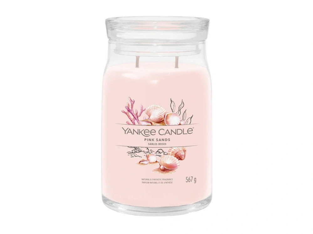 Yankee candle, vonná svíčka Pink Sands (Růžové písky) 567 g