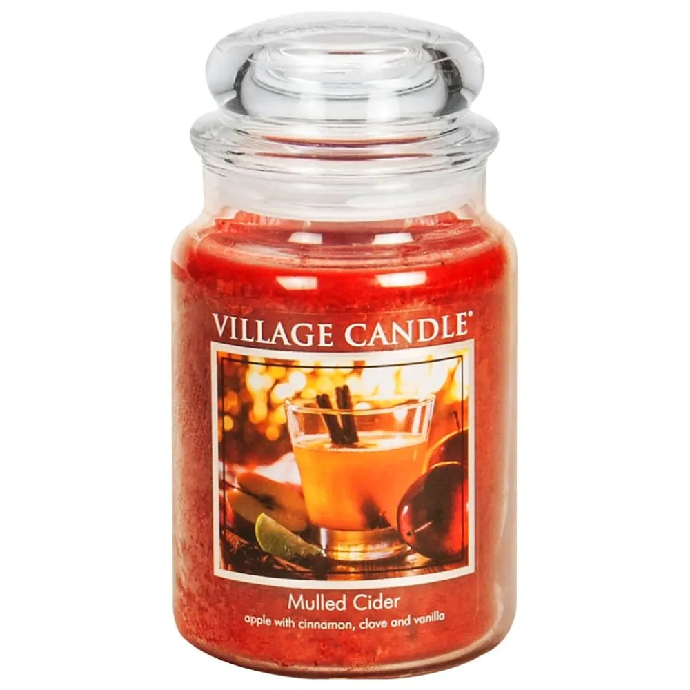 Village Candle - vonná svíčka Mulled Cider (Svařený jablečný mošt) 602 g