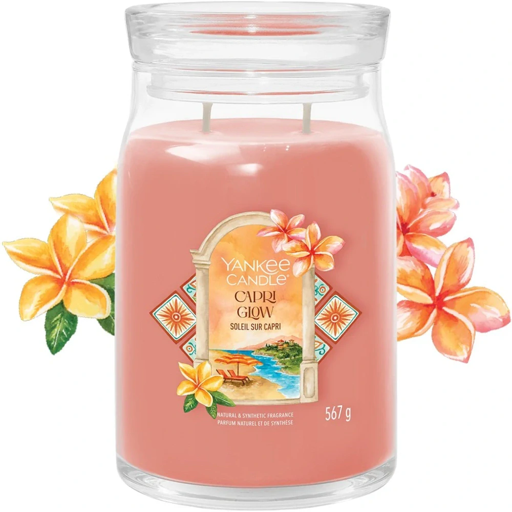 Yankee candle, vonná svíčka Signature Capri Glow (Zářivé Capri) 567 g