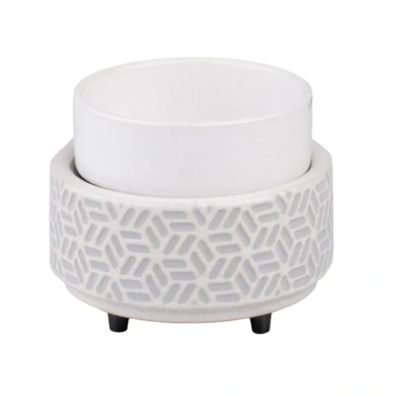 Candle Warmers elektrická aromalampa a ohřívač svíček 2v1 Classic/Stone Hexagon