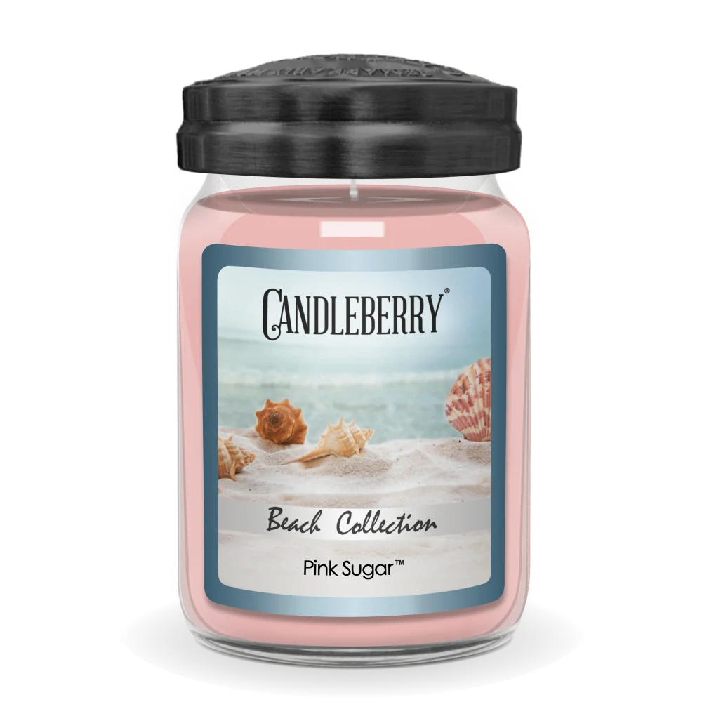Candleberry - vonná svíčka Pink Sugar (Beach collection) 624 g