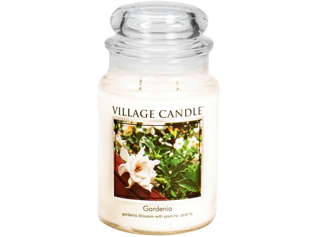 Village Candle - vonná svíčka Gardenia (Gardénie) 602 g