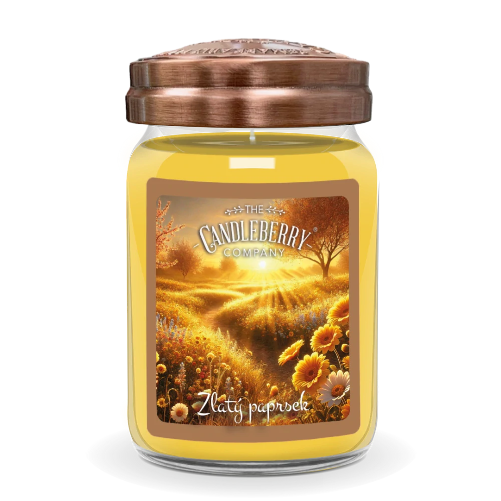 Candleberry - vonná svíčka Zlatý paprsek 624 g