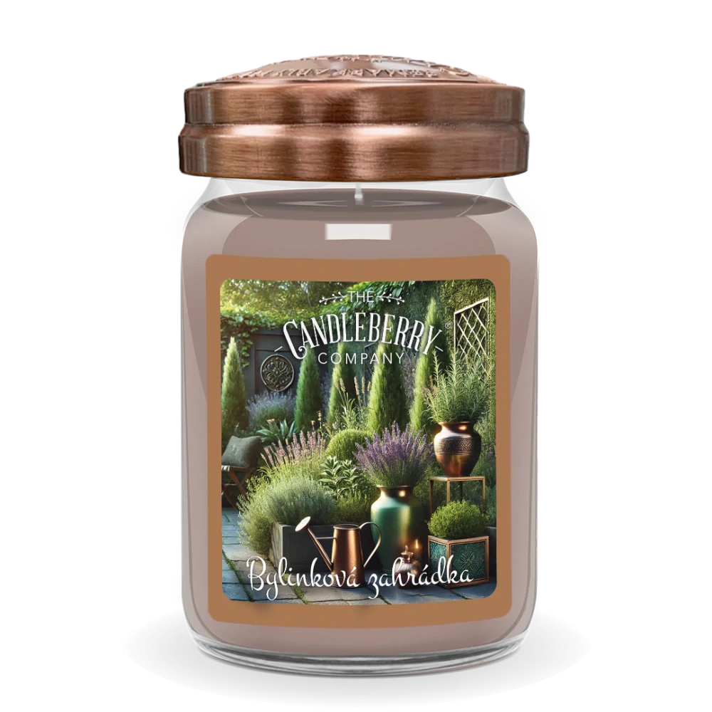 Candleberry - vonná svíčka Bylinková zahrádka 624 g