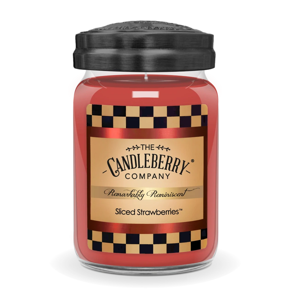 Candleberry - vonná svíčka Sliced Strawberries 624 g