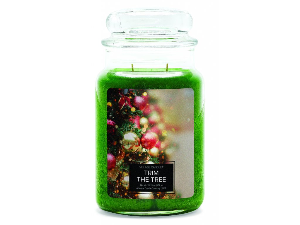 Village Candle - vonná svíčka Trim the Tree (Ozdobený stromeček) 602 g