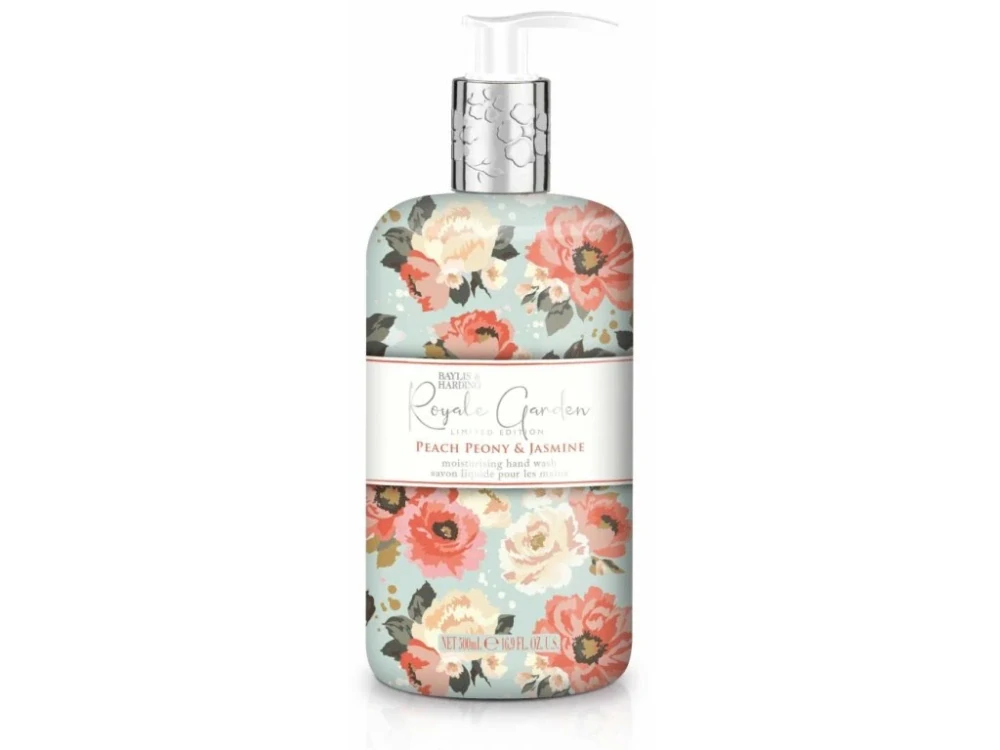 Baylis & Harding, Royale Garden - Broskev, Pivoňka & Jasmín Tekuté mýdlo na ruce, 500 ml