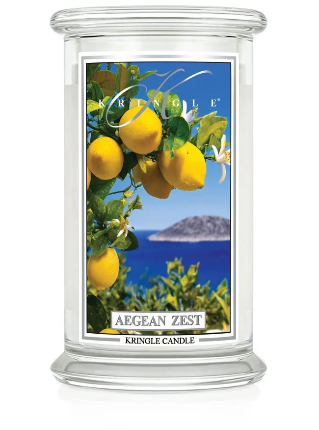 Kringle Candle, vonná svíčka Aegean Zest 624