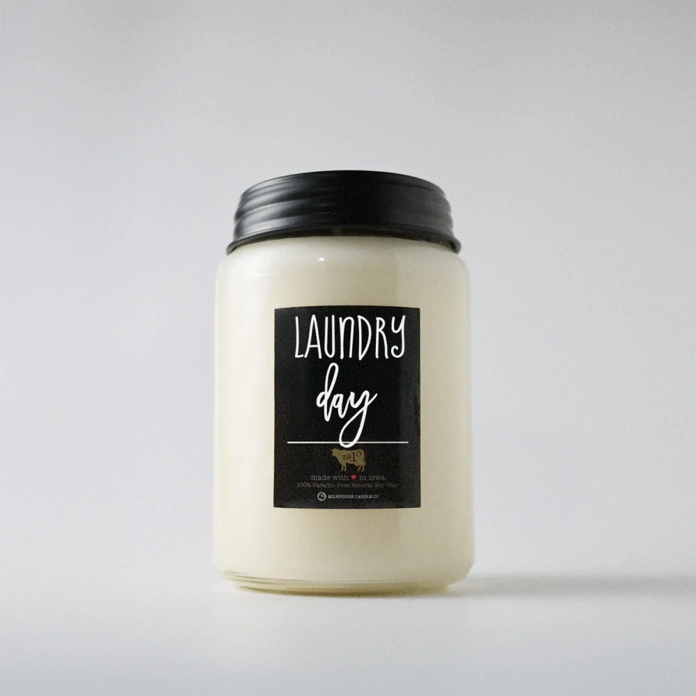Milkhouse Candle Co. - vonná svíčka Laundry Day 737 g