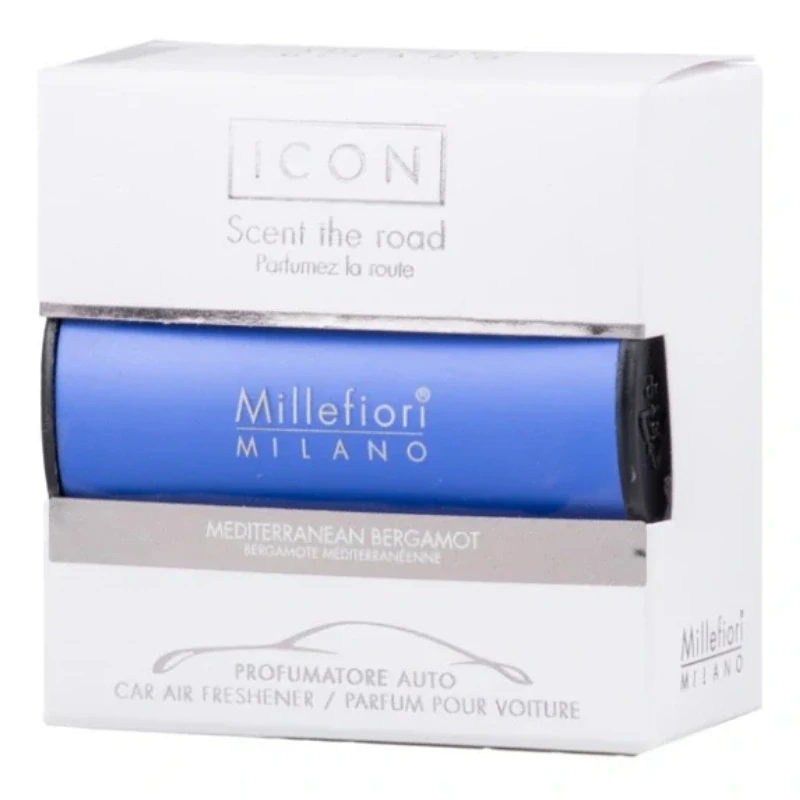 Millefiori - Icon Mediterranean Bergamot vůně do auta Classic tmavě modrá