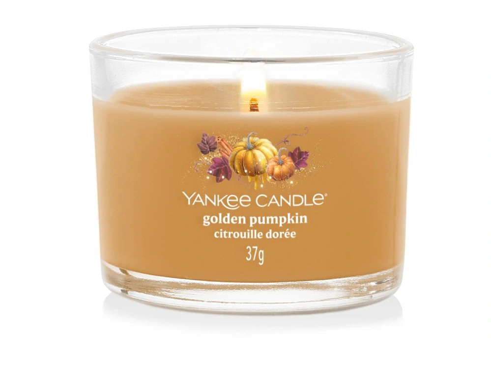 Yankee Candle votivní svíčka ve skle Golden Pumpkin 37 g