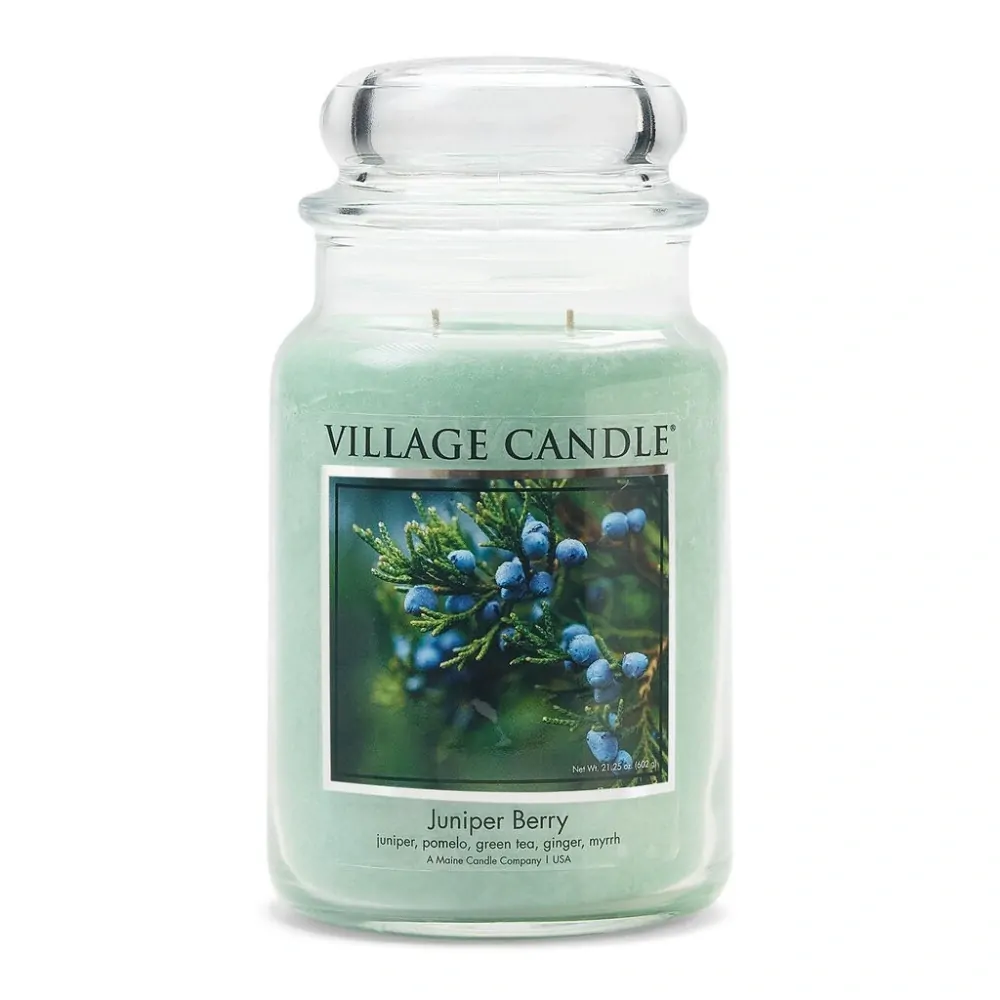 Village Candle - vonná svíčka Juniper Berry (Bobule jalovce) 602 g