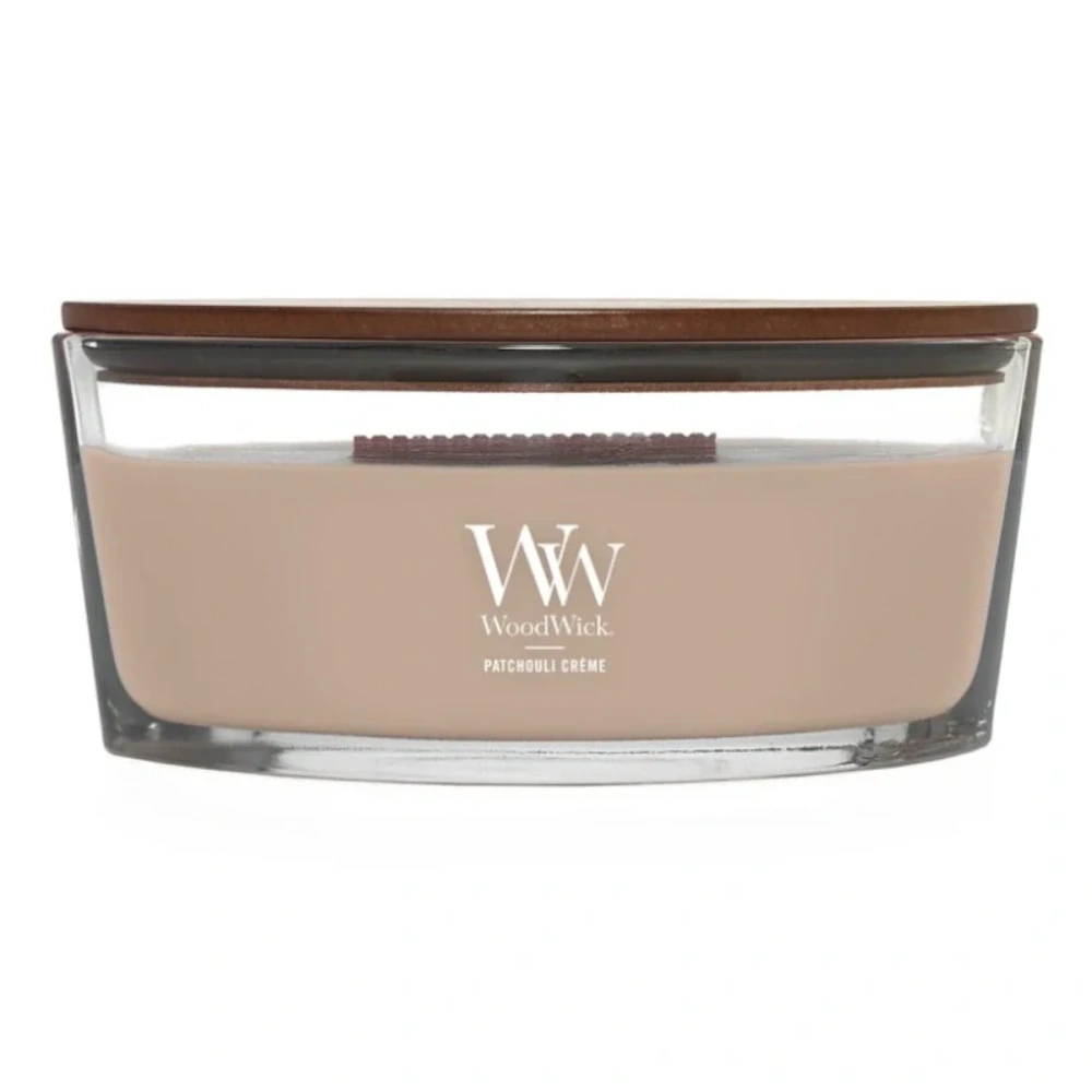 WoodWick svíčka loď Patchouli Creme 453 g