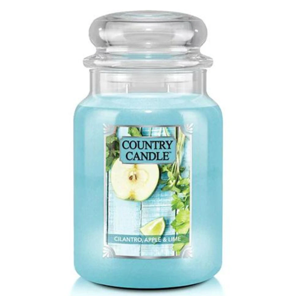 Country Candle vonná svíčka Cilantaro, Apple & Lime 680 g