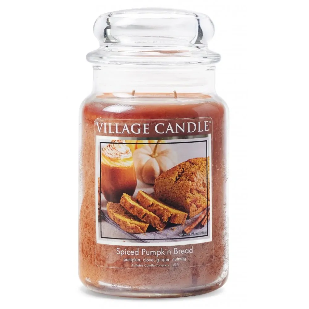 Village candle - vonná svíčka Spiced Pumpkin Bread (Dýňový chlebíček) 602 g
