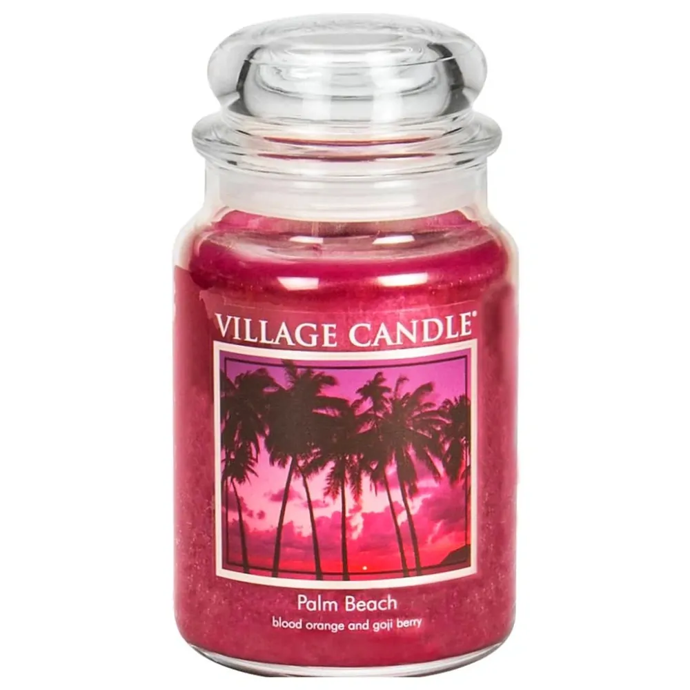 Village Candle - vonná svíčka Palm Beach (Palmová pláž) 602 g