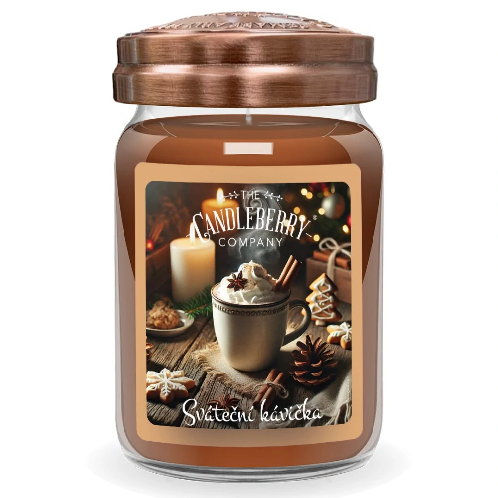 Candleberry - vonná svíčka Sváteční kávička 624 g