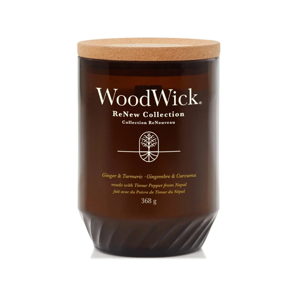WoodWick, ReNew svíčka Ginger & Turmeric (Zázvor a kurkuma) 368 g