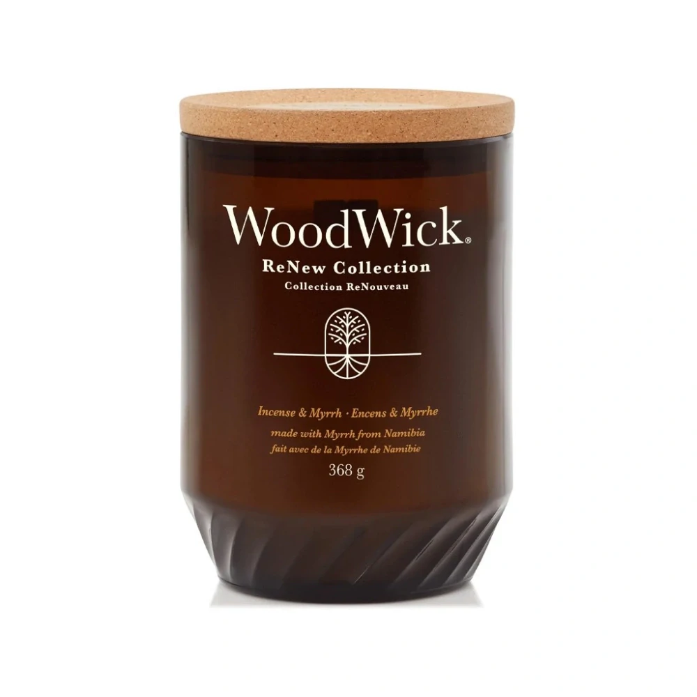 WoodWick, ReNew svíčka Incense & Myrrh (Kadidlo a myrha) 368 g