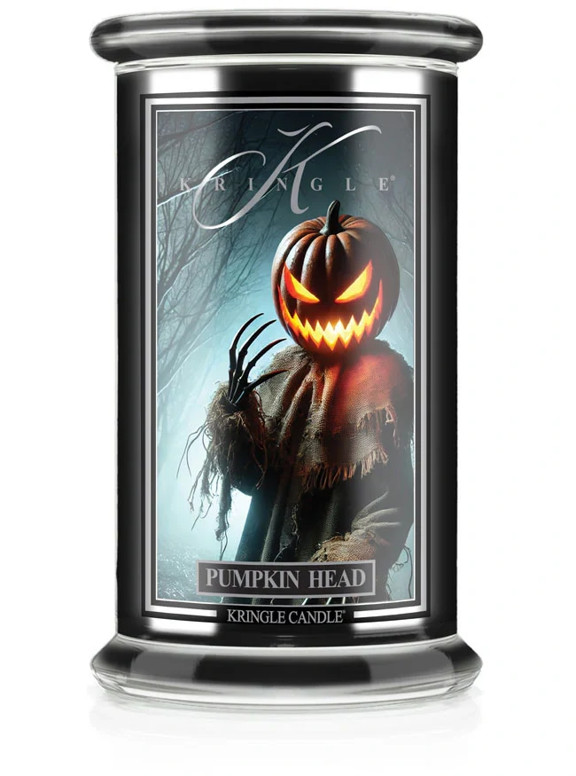 Kringle Candle, vonná svíčka Halloween Pumpkin Head 624 g