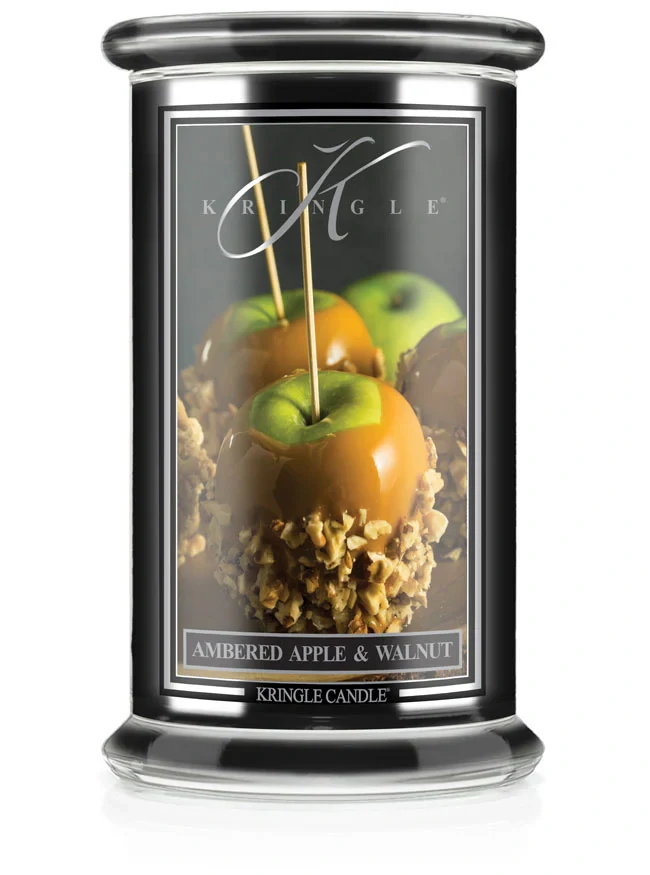 Kringle Candle, vonná svíčka Reserve Ambered Apple & Walnut 624 g