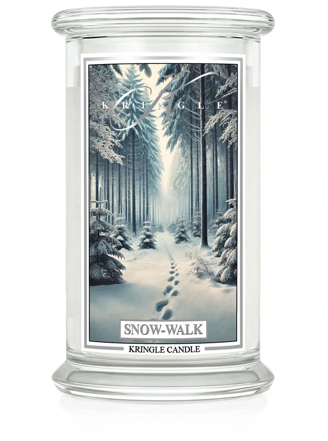 Kringle Candle, vonná svíčka Snow Walk 624 g