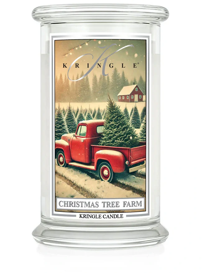 Kringle Candle, vonná svíčka Christmas Tree Farm 624 g