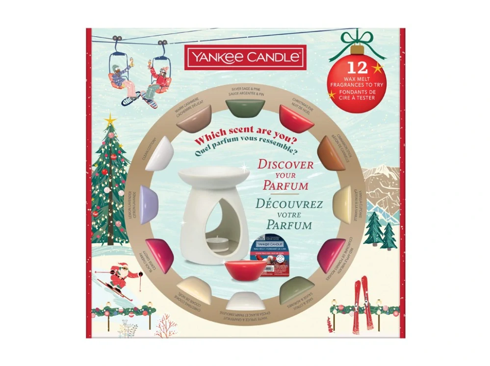 Yankee Candle, sada 12 vosků a aromalampa 2025