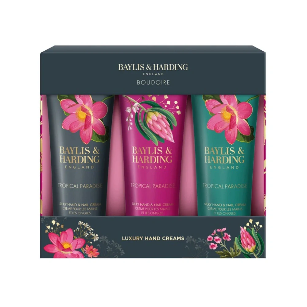 Baylis & Harding, Tropical Paradise - sada krémů na ruce, 3 ks