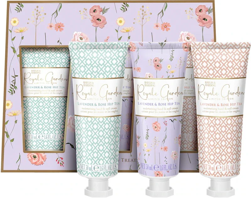 Baylis & Harding, Royale Garden - sada krémů na ruce, 3 ks