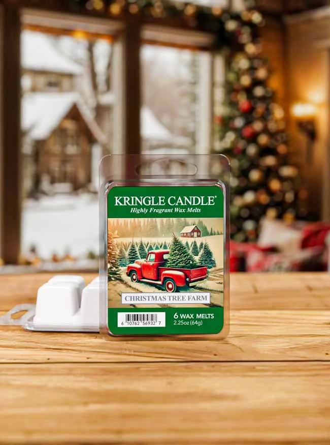 Kringle Candle, vonný vosk Christmas Tree Farm 64 g