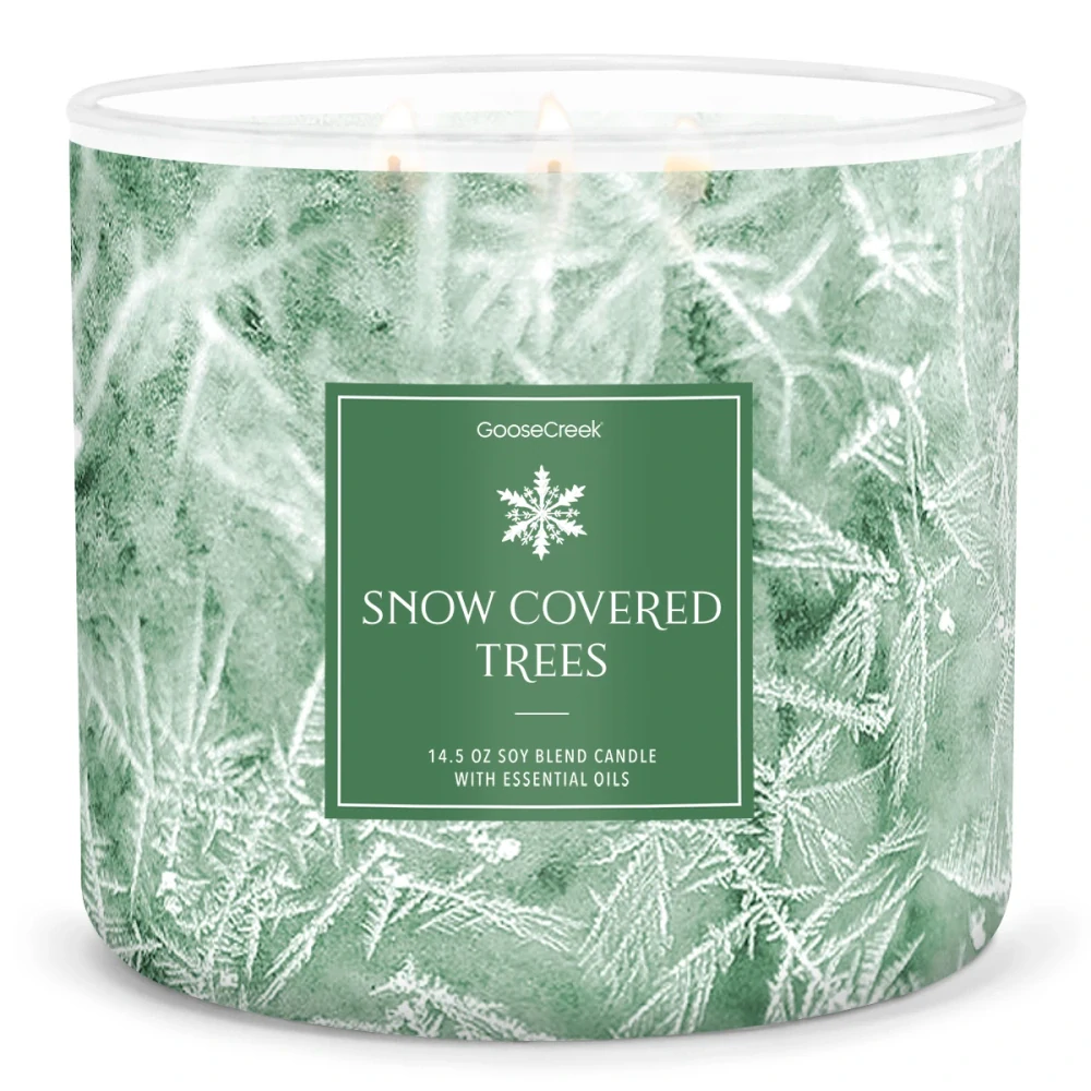 Goose Creek Candle - vonná svíčka Snow Covered Trees 411 g