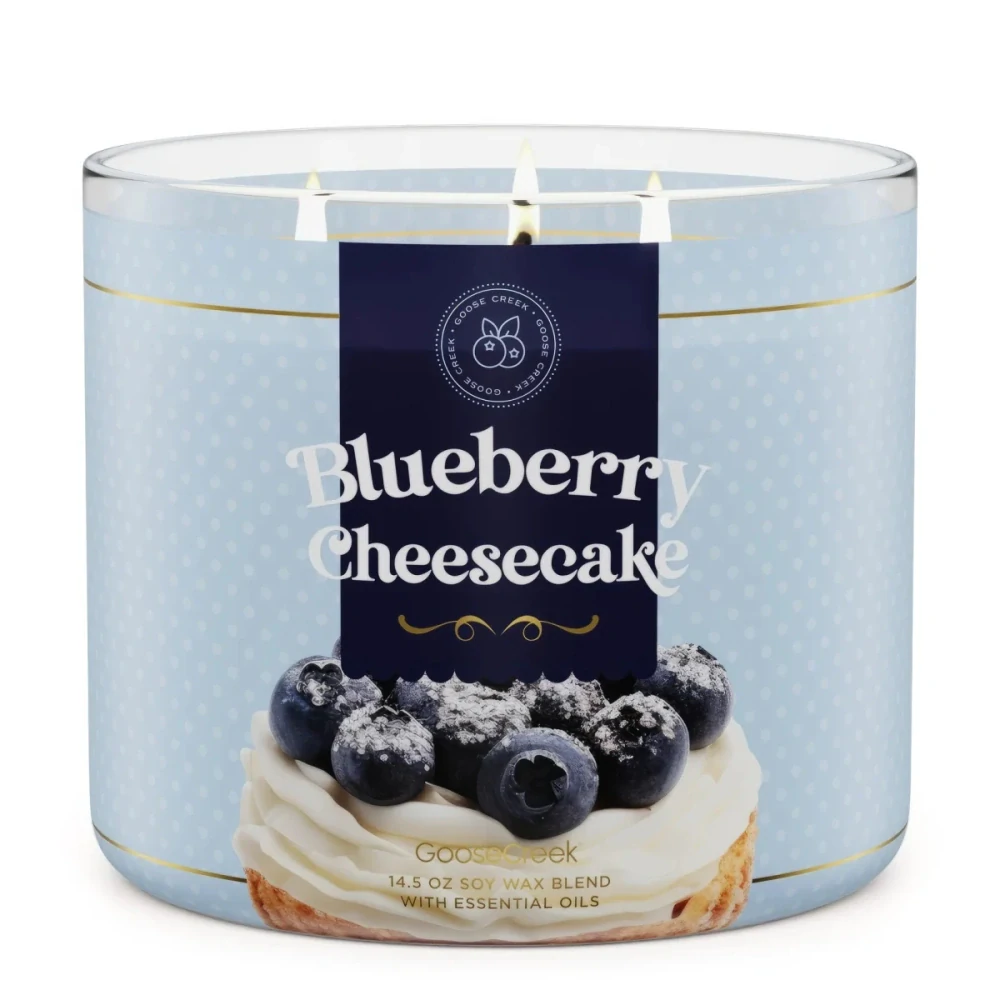 Goose Creek Candle - vonná svíčka Blueberry Cheescake 411 g