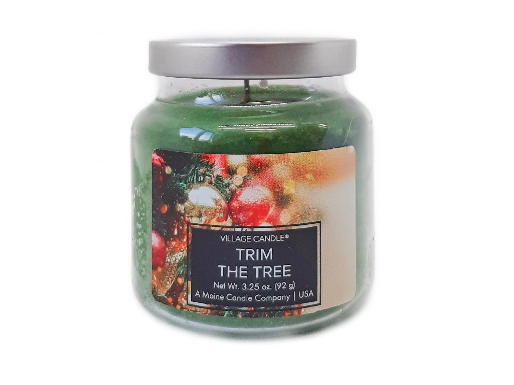 Village Candle - vonná svíčka Trim the Tree (Ozdobený stromek) 92 g
