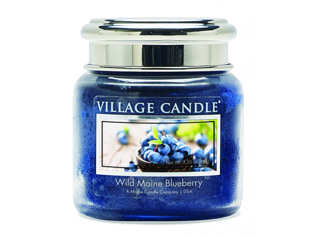 Village Candle - vonná svíčka Wild Maine Blueberry (Divoká borůvka) 92 g