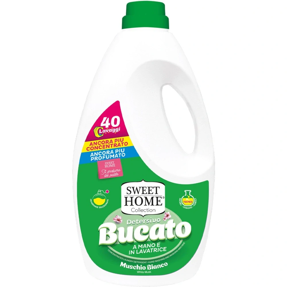 Sweet Home prací gel White Musk (Bílé pižmo) 2000 ml