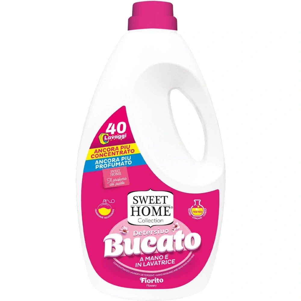 Sweet Home prací gel Fiorito (Květinová) 2000 ml