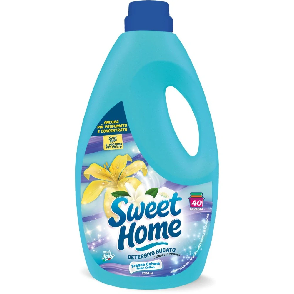 Sweet Home prací gel Fresco Cotone (Svěží bavlna) 2000 ml