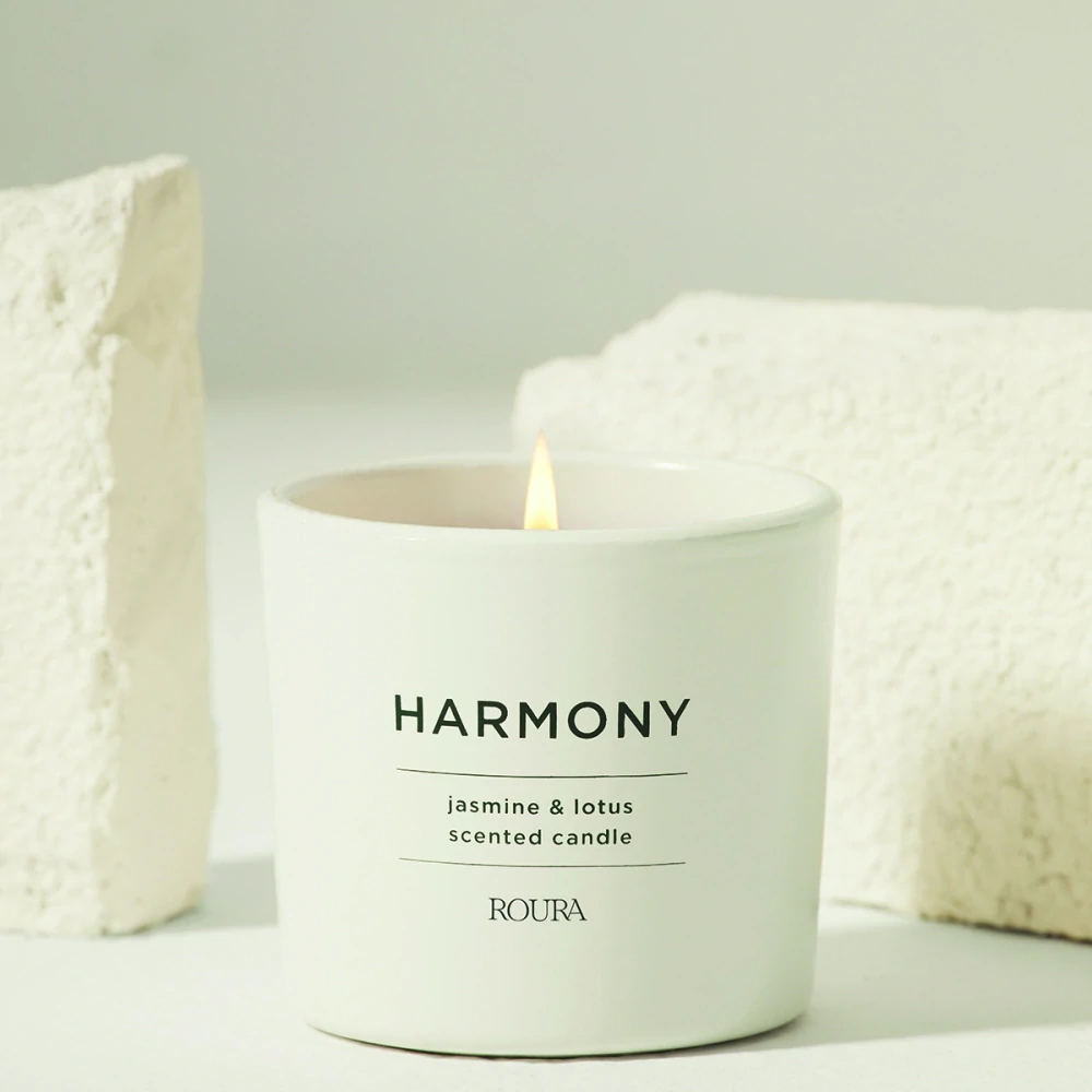 ROURA vonná svíčka Harmony - Jasmine & Lotus 250 g