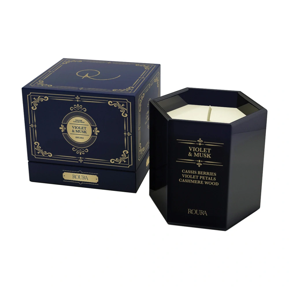ROURA vonná svíčka Violet & Musk 180 g
