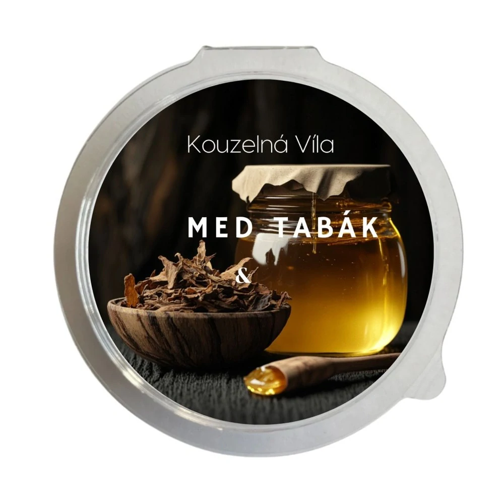 Kouzelná Víla, sojový vosk - Med a tabák 20 g