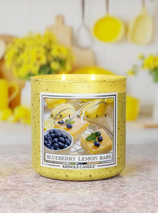 Kringle Candle, vonná svíčka Blueberry Lemon Bars 467 g