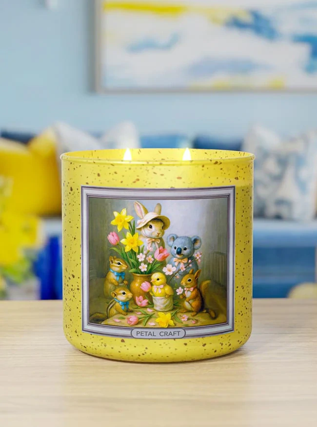 Kringle Candle, vonná svíčka Petal Craft 467 g