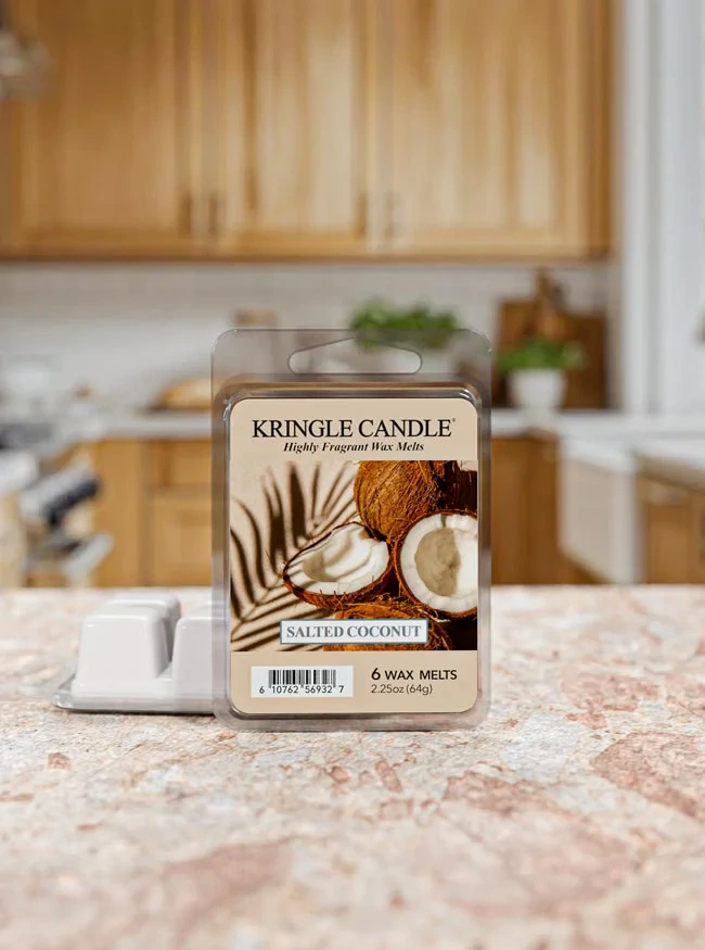 Kringle Candle, vonný vosk Salted Coconut 64 g